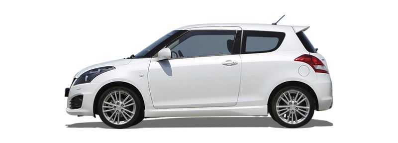 SUZUKI SWIFT IV Hatchback (FZ, NZ) (2010/10 - ...) 1.2  4x4 (69 KW / 94 HP) (AZH 412) (2010/10 - ...)