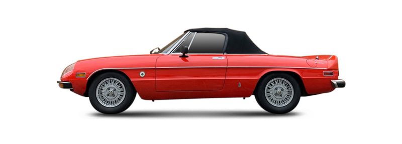 ALFA ROMEO SPIDER Cabrio (105_) (1966/03 - 1977/12) 1.3 1300 (64 KW / 87 HP) (10591) (1968/01 - 1977/12)