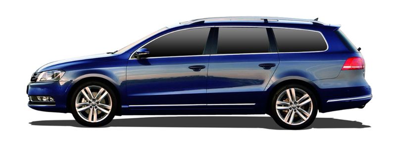 VW PASSAT B7 Variant (365) (2010/08 - 2015/12) 1.4 TSI (90 KW / 122 HP) (2010/08 - 2014/12)