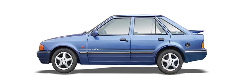 FORD ESCORT III Hatchback (GAA) (1980/09 - 1986/07) 1.1  (37 KW / 50 HP) (1983/08 - 1985/12)