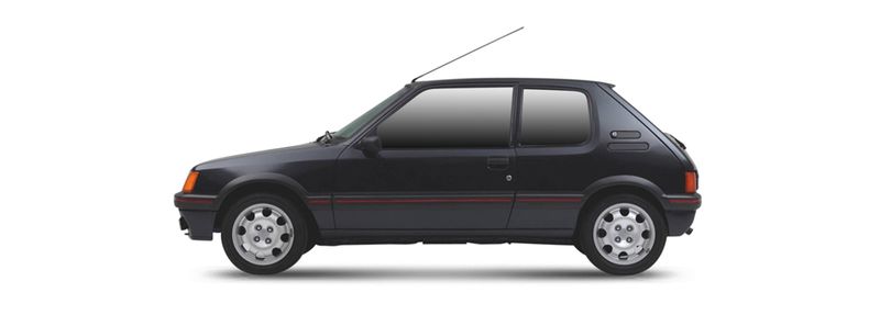 PEUGEOT 205 I Hatchback (741A/C) (1983/02 - 1987/10) 1.6 GTI (85 KW / 116 HP) (1983/02 - 1987/07)