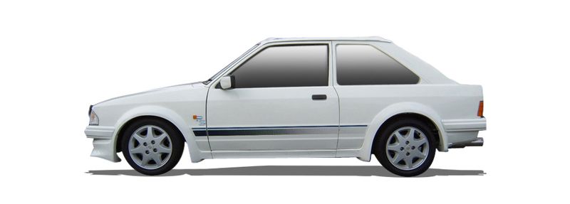 FORD ESCORT III Hatchback (GAA) (1980/09 - 1986/07) 1.6 RS Turbo (97 KW / 132 HP) (1984/11 - 1985/12)