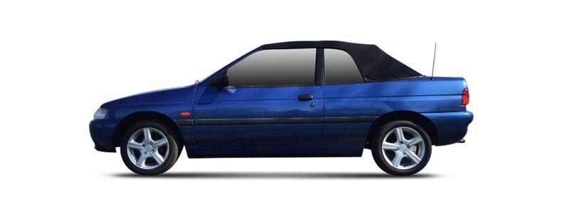 FORD ESCORT V Cabrio (ALL) (1990/07 - 1995/01) 1.6 16V XR3i (66 KW / 90 HP) (1992/12 - 1995/01)