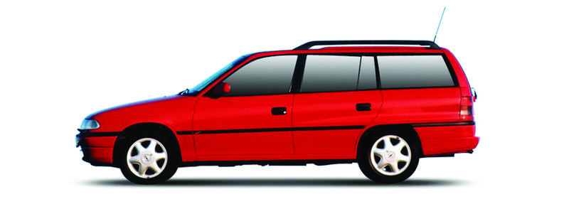 OPEL ASTRA F Station wagon (T92) (1991/09 - 1998/01) 1.7 TDS (60 KW / 82 HP) (F35, M35) (1991/12 - 1998/01)