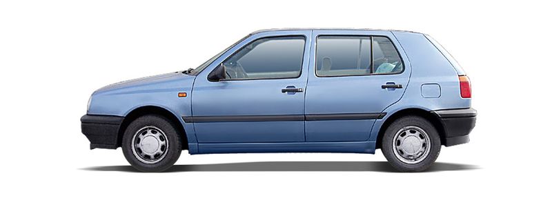 VW GOLF III Hatchback (1H1) (1989/10 - 1998/07) 1.9 D (47 KW / 64 HP) (1991/11 - 1997/08)