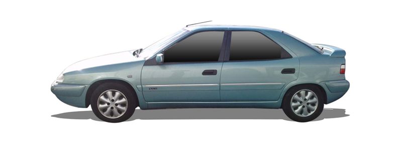 CITROËN XANTIA Hatchback (X1_, X2_) (1993/03 - 2003/04) 1.6 i (65 KW / 88 HP) (1993/03 - 2001/03)