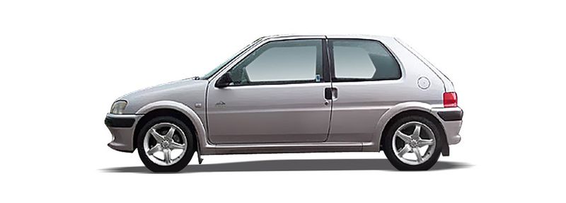 PEUGEOT 106 I Hatchback (1A, 1C) (1991/08 - 1996/04) 1.4 D (37 KW / 50 HP) (1992/09 - 1996/04)