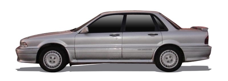 MITSUBISHI GALANT VI Sedan (E3_A) (1987/11 - 1993/03) 2.0 GTi 16V (106 KW / 144 HP) (E33A, E38A, E39A) (1987/11 - 1992/10)