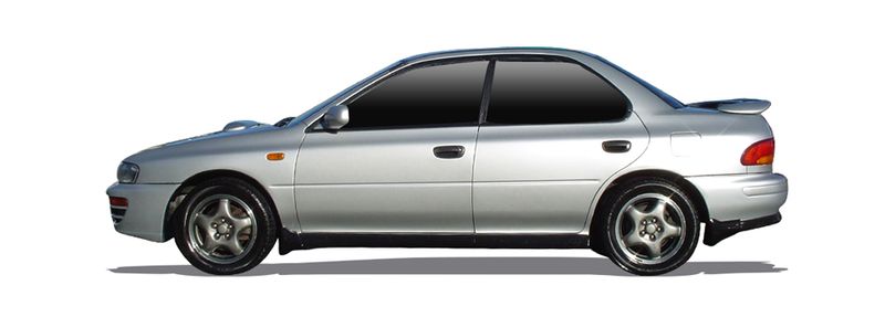 SUBARU IMPREZA Sedan (GC) (1992/08 - 2001/09) 1.6 i AWD (66 KW / 90 HP) (GC4) (1992/08 - 2000/12)