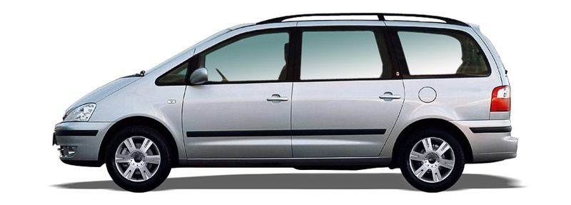 VW SHARAN MPV (7M8, 7M9, 7M6) (1995/05 - 2010/03) 1.9 TDI (66 KW / 90 HP) (1995/09 - 2010/03)