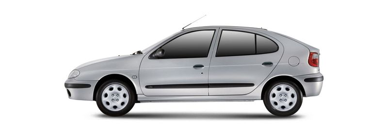 RENAULT MEGANE I Hatchback (BA0/1_) (1995/08 - 2004/12) 1.4 e (55 KW / 75 HP) (BA0E, BA0V) (1996/01 - 2003/08)