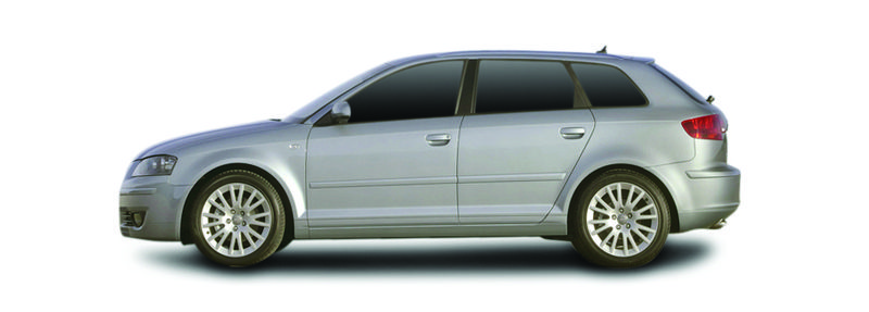 AUDI A3 Sportback (8PA) (2004/09 - 2015/12) 1.6 E-Power (75 KW / 102 HP) (2011/01 - 2013/03)