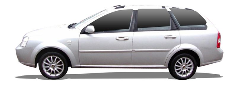 CHEVROLET LACETTI Station wagon (J200) (2003/05 - ...) 1.6  (80 KW / 109 HP) (2005/03 - ...)