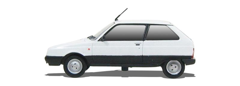 CITROËN AXEL Hatchback (1981/10 - 1991/03) 1.1 11 (42 KW / 57 HP) (1984/01 - 1991/03)