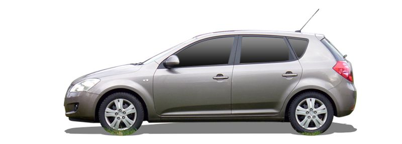 KIA PRO CEE'D Hatchback (ED) (2008/02 - 2013/02) 1.6 CVVT (92 KW / 125 HP) (2010/10 - 2013/02)