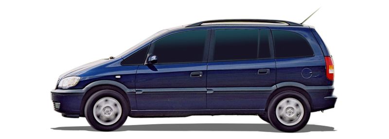 OPEL ZAFIRA A MPV (T98) (1999/04 - 2005/06) 2.2 DTI 16V (86 KW / 117 HP) (F75) (2002/01 - 2005/06)