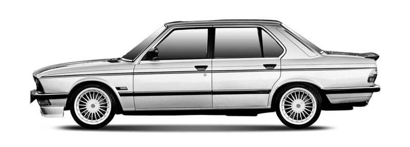 ALPINA B7 Sedan (E28) (1984/04 - 1987/12) 3.0  (221 KW / 301 HP) (1984/04 - 1987/07)