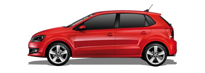 VW POLO V Hatchback (6R1, 6C1) (2009/03 - ...) 1.2 TSI (66 KW / 90 HP) (2011/05 - 2014/05)