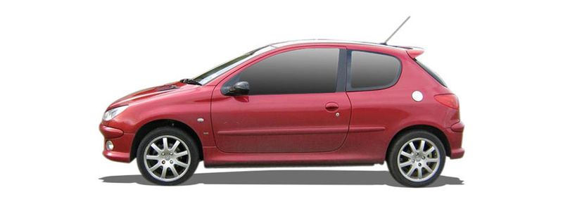 PEUGEOT 206 Hatchback (2A/C) (1998/08 - 2012/12) 2.0 S16 (99 KW / 135 HP) (1999/04 - 2000/10)