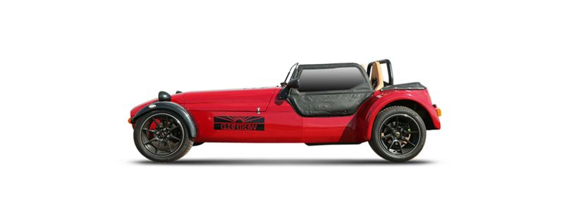 WESTFIELD 130 Roadster (1997/01 - ...) 1.6  (77 KW / 105 HP) (1997/01 - ...)