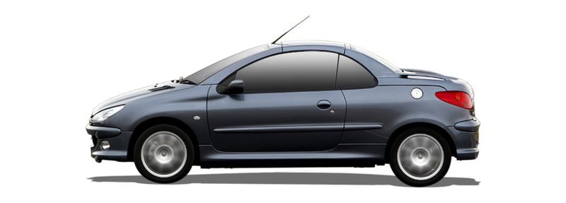 PEUGEOT 206 CC (2D) (2000/09 - 2008/12) 2.0 S16 (100 KW / 136 HP) (2000/09 - 2007/12)