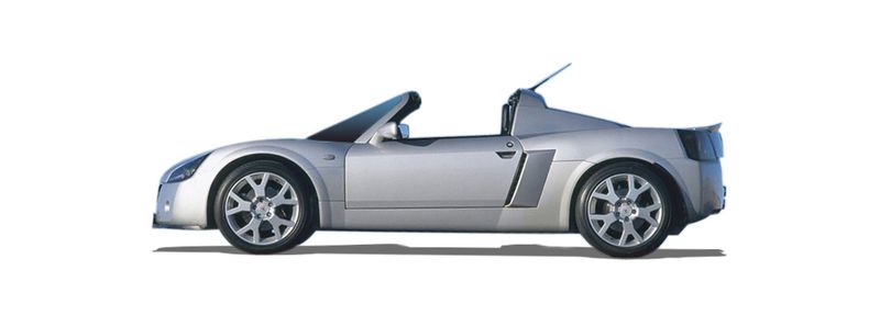 OPEL SPEEDSTER Cabrio (E01) (2000/06 - 2006/08) 2.2  (108 KW / 147 HP) (R97) (2000/06 - 2005/08)