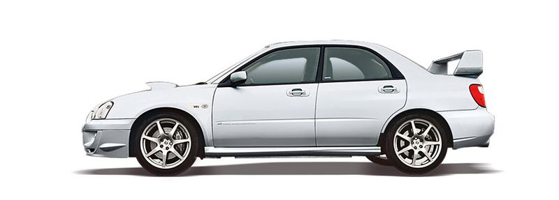 SUBARU IMPREZA Sedan (GD) (1999/09 - 2009/06) 1.6  AWD (70 KW / 95 HP) (GD5) (2000/12 - 2009/06)