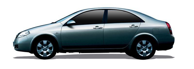 NISSAN PRIMERA Hatchback (P12) (2002/01 - ...) 1.6  (78 KW / 106 HP) (2002/07 - 2008/08)