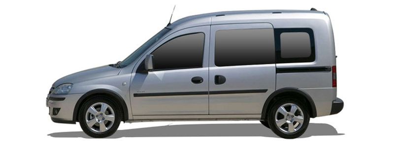 OPEL COMBO Tour (2001/10 - 2011/12) 1.6  (64 KW / 87 HP) (2001/10 - 2006/09)