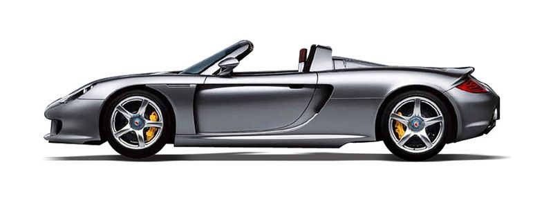 PORSCHE CARRERA GT Cabrio (980) (2003/07 - 2006/12) 5.7  (450 KW / 612 HP) (2003/07 - 2006/12)