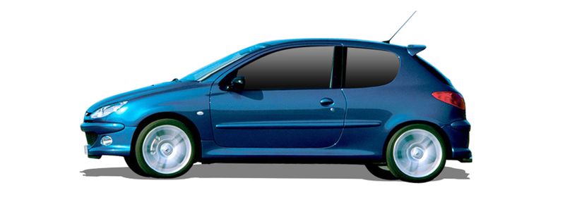 PEUGEOT 206 Hatchback (2A/C) (1998/08 - 2012/12) 2.0 RC (130 KW / 177 HP) (2003/07 - 2007/12)