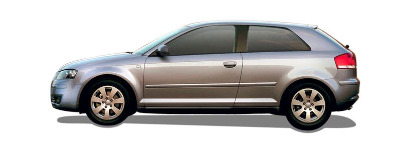 AUDI A3 Hatchback (8P1) (2003/05 - 2013/12) 3.2 V6 quattro (184 KW / 250 HP) (2003/07 - 2009/05)