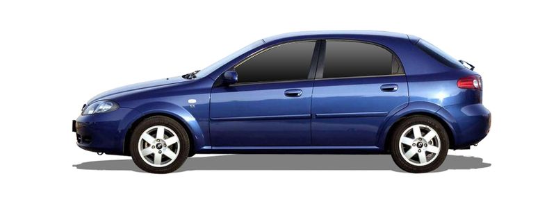 DAEWOO LACETTI Hatchback (KLAN) (2002/02 - ...) 1.4  (70 KW / 95 HP) (2004/02 - ...)