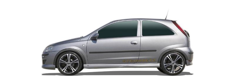 OPEL CORSA C Hatchback (X01) (2000/09 - 2009/12) 1.7 CDTI (74 KW / 100 HP) (F08, F68) (2003/06 - 2009/12)