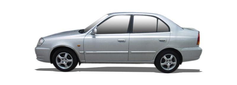 HYUNDAI ACCENT II Sedan (LC) (1999/09 - 2017/11) 1.6  (77 KW / 105 HP) (2002/12 - 2005/11)