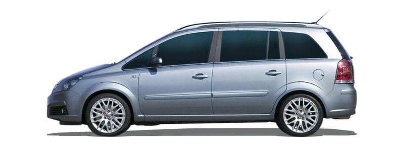 OPEL ZAFIRA / ZAFIRA FAMILY B MPV (A05) (2005/07 - 2019/05) 1.6  (77 KW / 105 HP) (M75) (2005/07 - 2012/09)