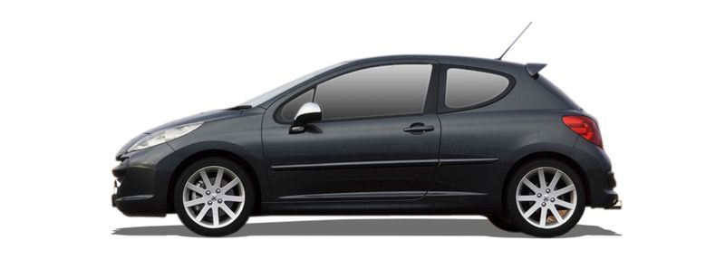 PEUGEOT 207 Hatchback (WA_, WC_) (2006/02 - 2015/12) 1.4  (53 KW / 72 HP) (2006/02 - 2013/10)