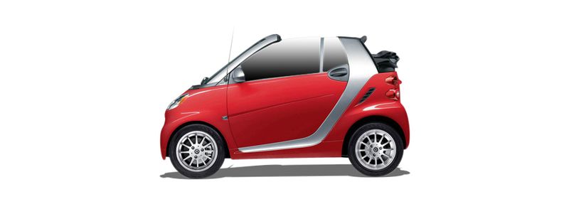 SMART FORTWO Cabrio (451) (2007/01 - ...) 1.0  (52 KW / 71 HP) (451.431, 451.480) (2007/01 - ...)