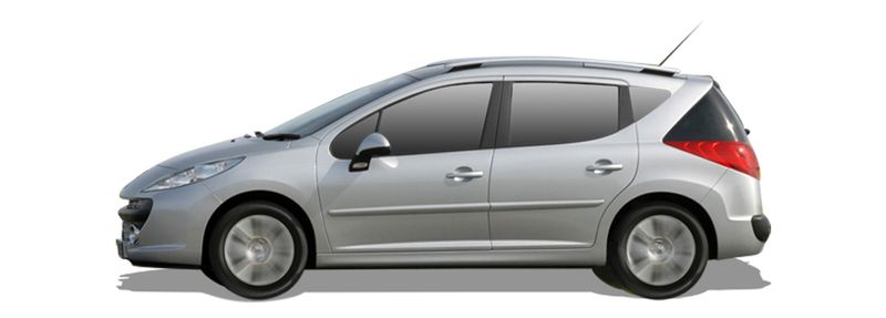 PEUGEOT 207 SW Wagon (WK_) (2007/02 - 2013/12) 1.4  (54 KW / 73 HP) (2007/06 - 2012/12)