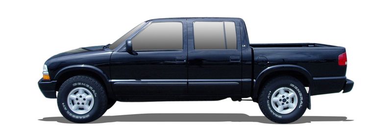 CHEVROLET S10 Pick-up (1994/10 - 2012/12) 4.3  4x4 (142 KW / 193 HP) (1994/10 - 2002/08)