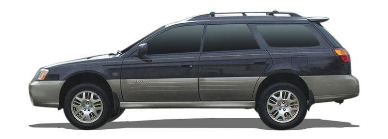 SUBARU LEGACY OUTBACK Wagon (BG) (1996/01 - 1999/12) 2.5  4WD (110 KW / 150 HP) (1996/01 - 1999/12)