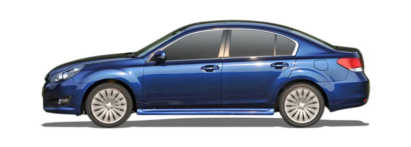 SUBARU LEGACY V Sedan (BM) (2009/05 - ...) 2.5 i AWD (123 KW / 167 HP) (2009/09 - 2014/12)