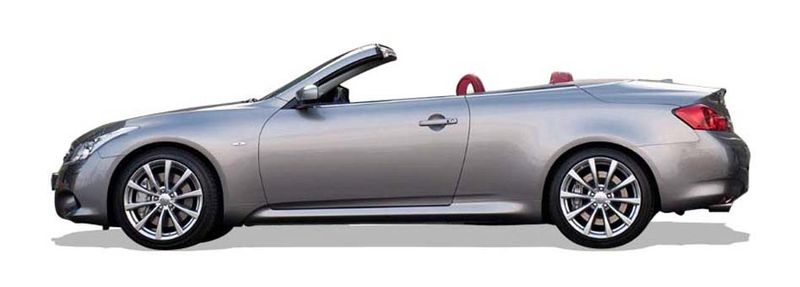 INFINITI G Cabrio (2010/09 - ...) 3.7 37 RWD (235 KW / 320 HP) (2010/09 - ...)