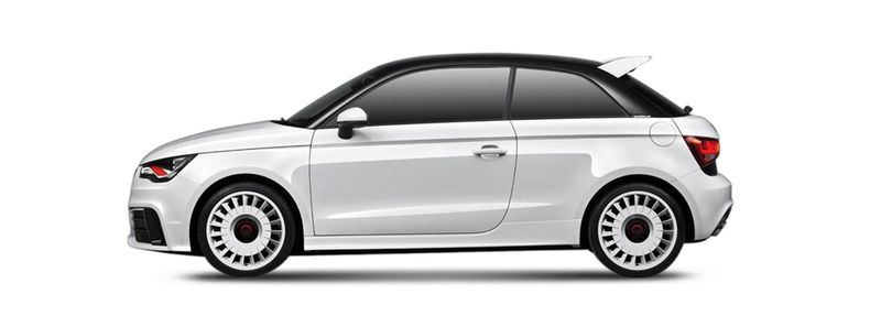 AUDI A1 Hatchback (8X1, 8XK) (2010/05 - 2018/10) 2.0 TFSI quattro (188 KW / 256 HP) (2012/03 - 2012/11)