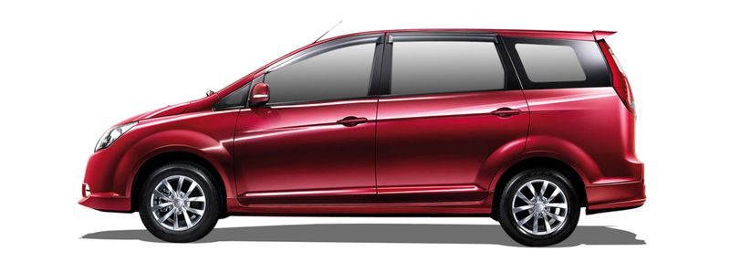 PROTON EXORA MPV (2009/04 - ...) 1.6  (103 KW / 140 HP) (2011/12 - ...)