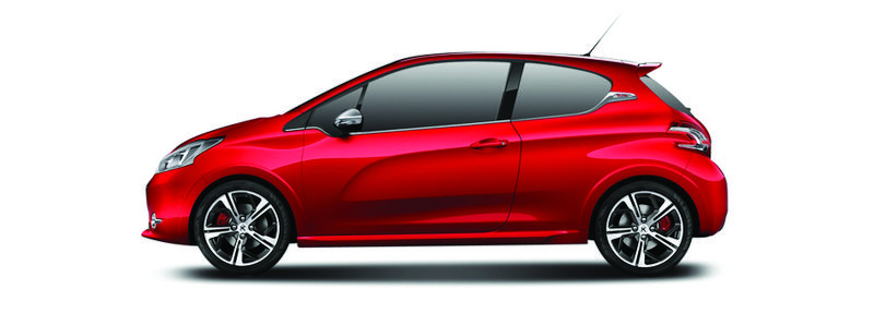 PEUGEOT 208 I Hatchback (CA_, CC_) (2012/03 - ...) 1.6 GTi (147 KW / 200 HP) (2012/08 - ...)