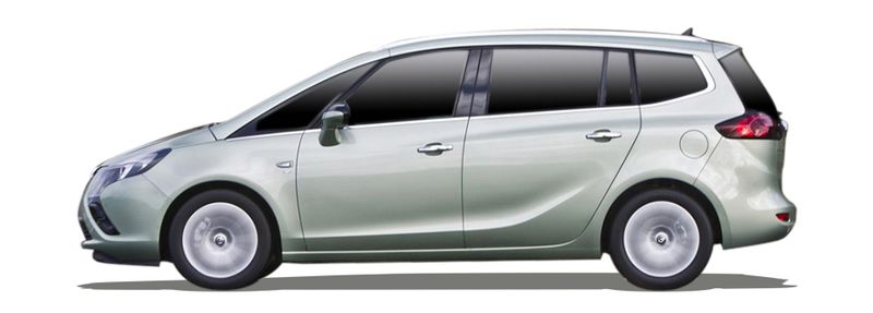 VAUXHALL ZAFIRA Mk III MPV (P12) (2011/10 - 2018/08) 1.6 CDTi (100 KW / 136 HP) (75) (2013/03 - 2018/08)