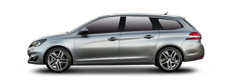 PEUGEOT 308 SW II Station wagon (LC_, LJ_, LR_, LX_, L4_) (2014/03 - ...) 1.2 THP 130 (96 KW / 131 HP) (2014/03 - ...)