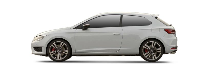 SEAT LEON Hatchback (5F1) (2012/09 - ...) 2.0 Cupra (206 KW / 280 HP) (2013/10 - ...)