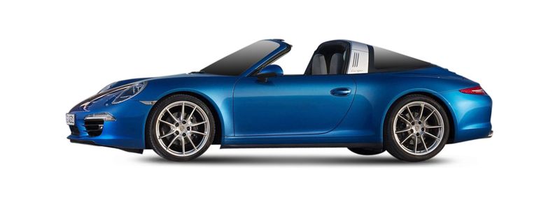 PORSCHE 911 Targa tavan (991) (2014/05 - ...) 3.4 Carrera 4 (257 KW / 350 HP) (2014/05 - ...)